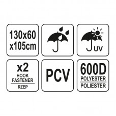 YG-20050 YATO GASTRO Prelata pentru gratar 130 x 6..